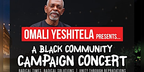 A Black Community Campaign Concert! primary image
