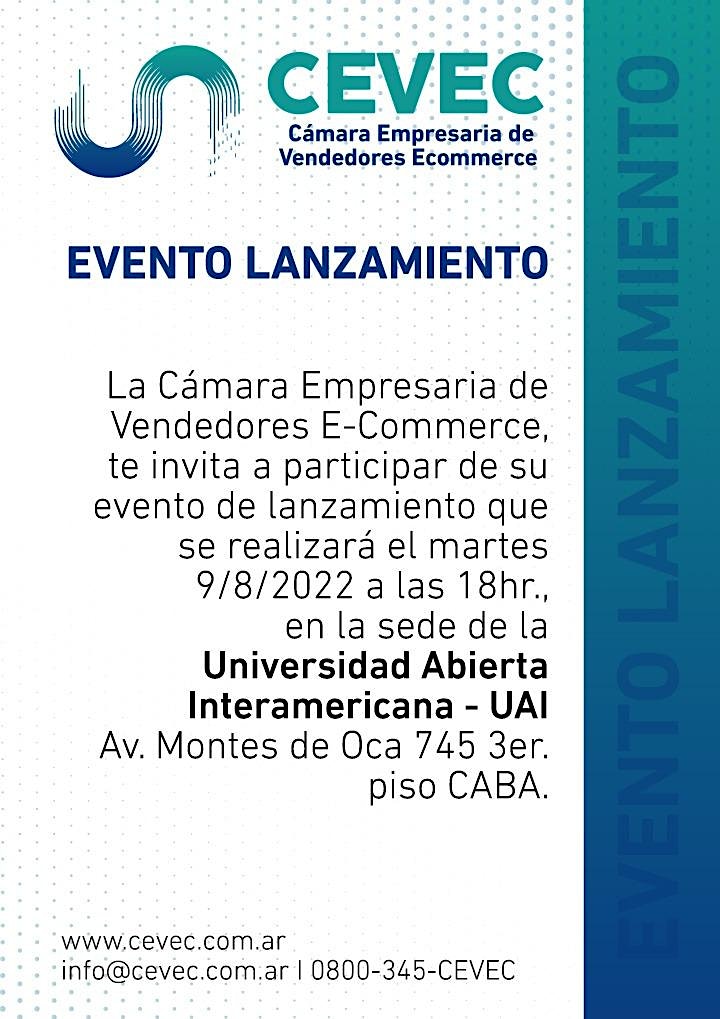 Imagen de Lanzamiento CEVEC - CAMARA EMPRESARIA DE VENDEDORES ECOMMERCE DE ARGENTINA