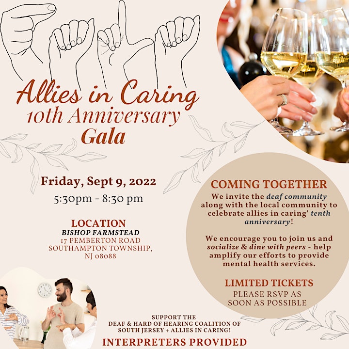 Allies in Caring 10 Years Celebration - Gala Fundraiser image