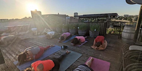 Rooftop Foam Roller Stretch & Happy Hour