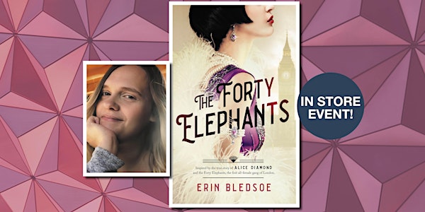 The Forty Elephants book launch with Erin Bledsoe