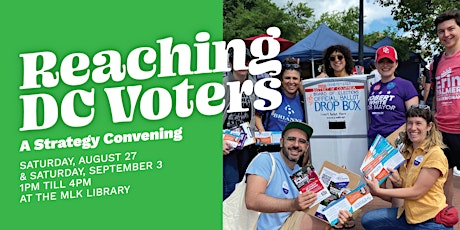 Reaching DC Voters: A Strategy Convening
