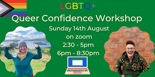 Queer Confidence Workshop LGBTQ+  (ONLINE on ZOOM)