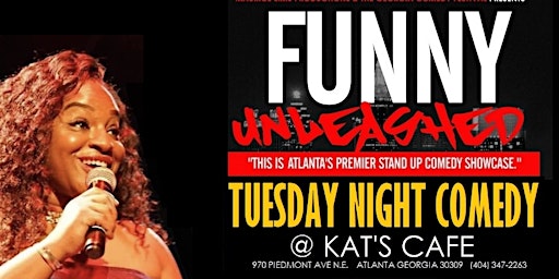 Imagem principal do evento Funny Unleashed Comedy @ Kat's Café