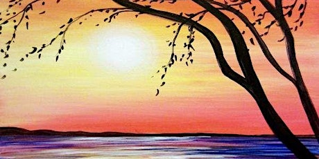 In-Studio Paint Night – Tree Over the Water