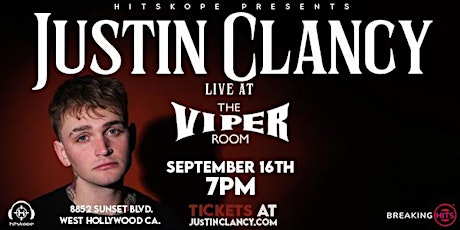 Justin Clancy LIVE @ The Viper Room