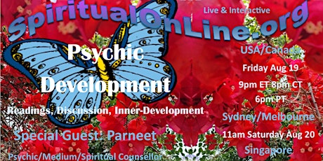Psychic Development and Inner-Circle : SPECIAL GUEST : Parneet