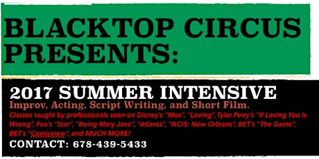 The BlackTop Circus Presents 2017 Summer Camp Intensive primary image