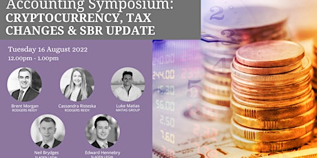 Accounting Symposium: Cryptocurrency, Tax Changes & SBR Update