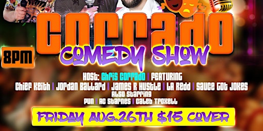 Corrado Comedy Show @ Ten 11 Events: 8/26/22