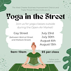 Yoga in the streets of West Chester