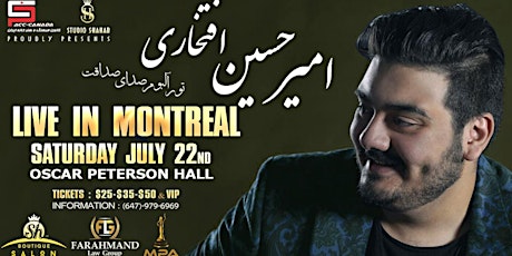 Amirhossein Eftekhari Live in Montreal primary image