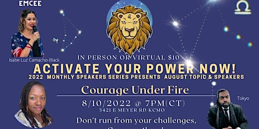 Activate Your Power Now Speaker Series - August Event