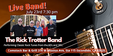 Comstock Live Music Venue. The Rick Trotter Band Saturday Night!