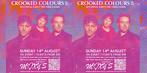Crooked Colours @ Moxys Rooftop Bar Coolangatta