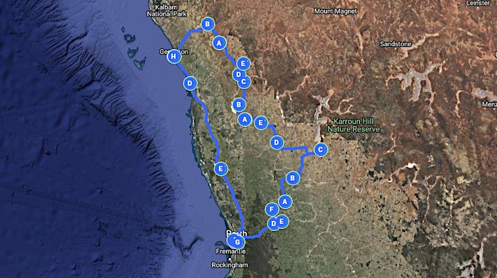 'Going Places' Study Tour - Perth to Geraldton image