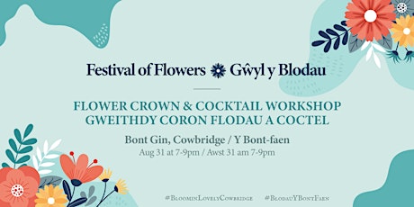 Flower Crown & Cocktail Workshop- Cowbridge Festival of Flowers
