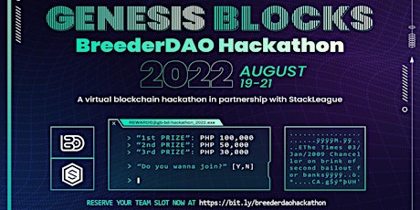 BreederDAO Hackathon | A virtual blockchain hackathon with StackLeague