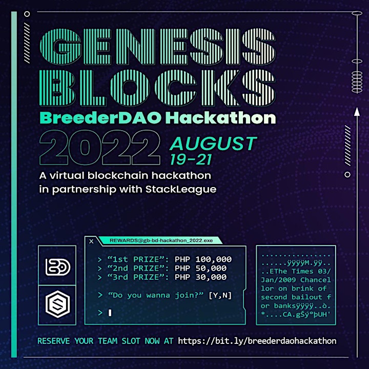 BreederDAO Hackathon | A virtual blockchain hackathon with StackLeague image