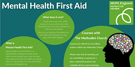 Mental Health First Aid (adult) in person