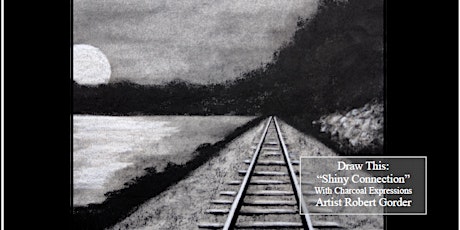 Charcoal Drawing Event "Shiny Connection" in Stevens Point