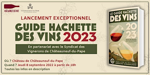 Lancement Guide Hachette des Vins 2023