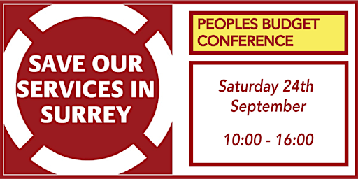 Peoples Budget Conference - Saturday 24th September 2022