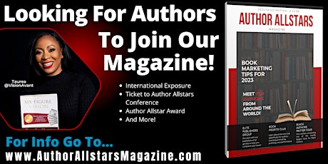 Looking for Authors to join this Magazine going Internationally!