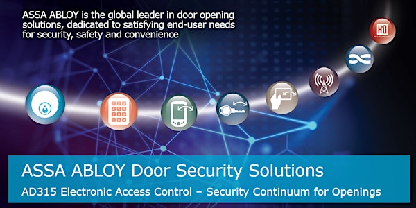 Electronic Access Control - Security Continuum for Openings