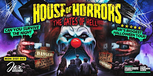 House of Horrors @ Jax Bar | Gloucestershire Halloween 2022
