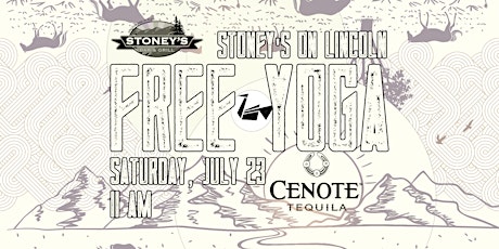 Free Yoga at Stoney's on Lincoln with Black Swan Yoga and Cenote Tequila primary image