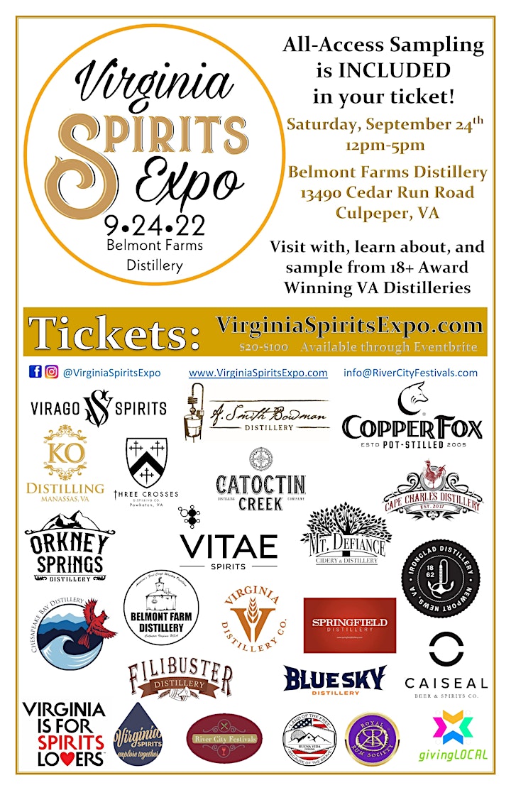 Virginia Spirits Expo at Belmont Farms image