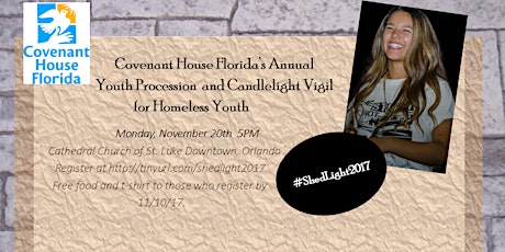 Covenant House Florida’s Annual Youth Procession and Candlelight Vigil for Homeless Youth primary image