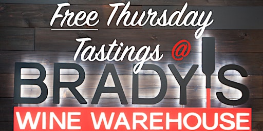 Free Thursday Wine Tasting primary image
