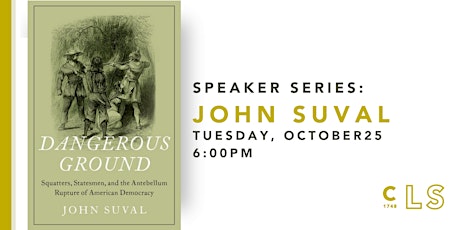 Speaker Series: Dr. John Suval