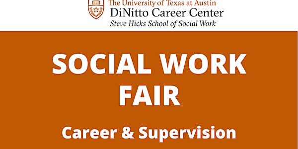 Summer 2022 Social Work Fair - Employer/Supervisor Sign-Up