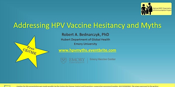 Addressing HPV Vaccine Hesitancy and Myths