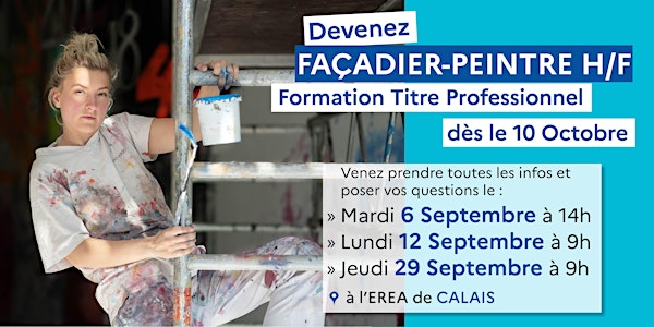 TP FACADIER-PEINTRE - Réunion d’Informations – Calais