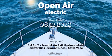 Open Air Electric - Boat Party