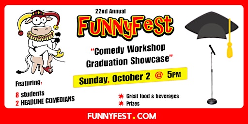 Sunday, Oct. 2 @ 5 pm - COMEDY Workshop Graduation @ FunnyFest Comedy YYC