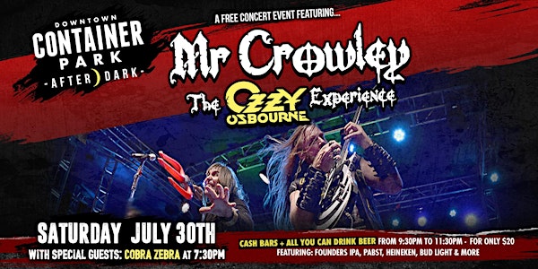 Mr Crowley The Ozzy Osbourne Experience