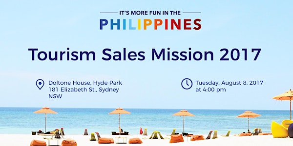 Philippine Tourism Sales Mission 2017 (Sydney)