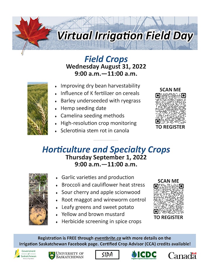 Virtual Irrigation Field Day - Field Crops image