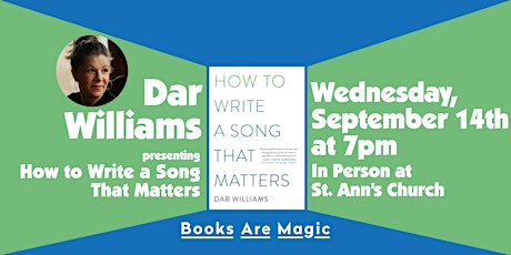 Offsite: Dar Williams presents How to Write a Song that Matters