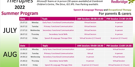 VIRTUAL Speech & Language Therapy Clinic