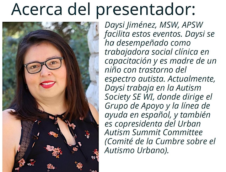 Imagen de Nuevo en el autismo, presentado en español  Spanish New To Autism Meeting