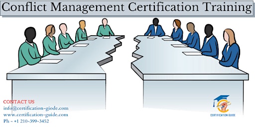 Conflict Management Certification Training in San Francisco Bay Area, CA