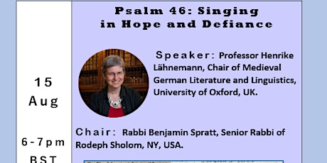 PSALMS in Interfaith Contexts - Psalm 46: Singing in Hope and Defiance