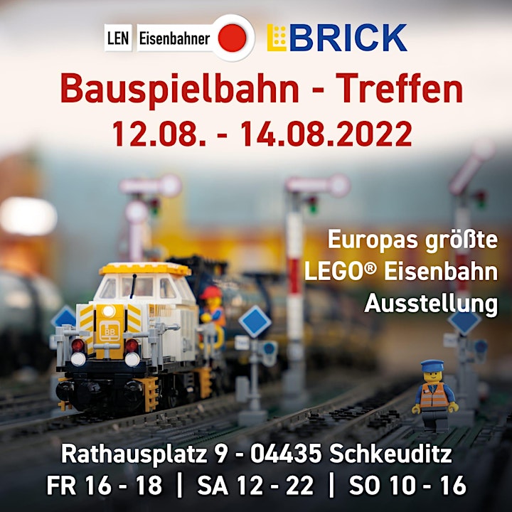 LEGO Ausstellung Bauspielbahn Treffen 2022 LBRICK Schkeuditz bei Leipzig: Bild 