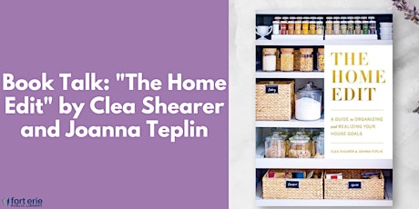 Book Talk: "The Home Edit" by Clea Shearer and Joanna Teplin